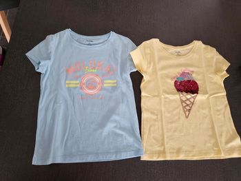 2 tee-shirts kiabi 6 ans