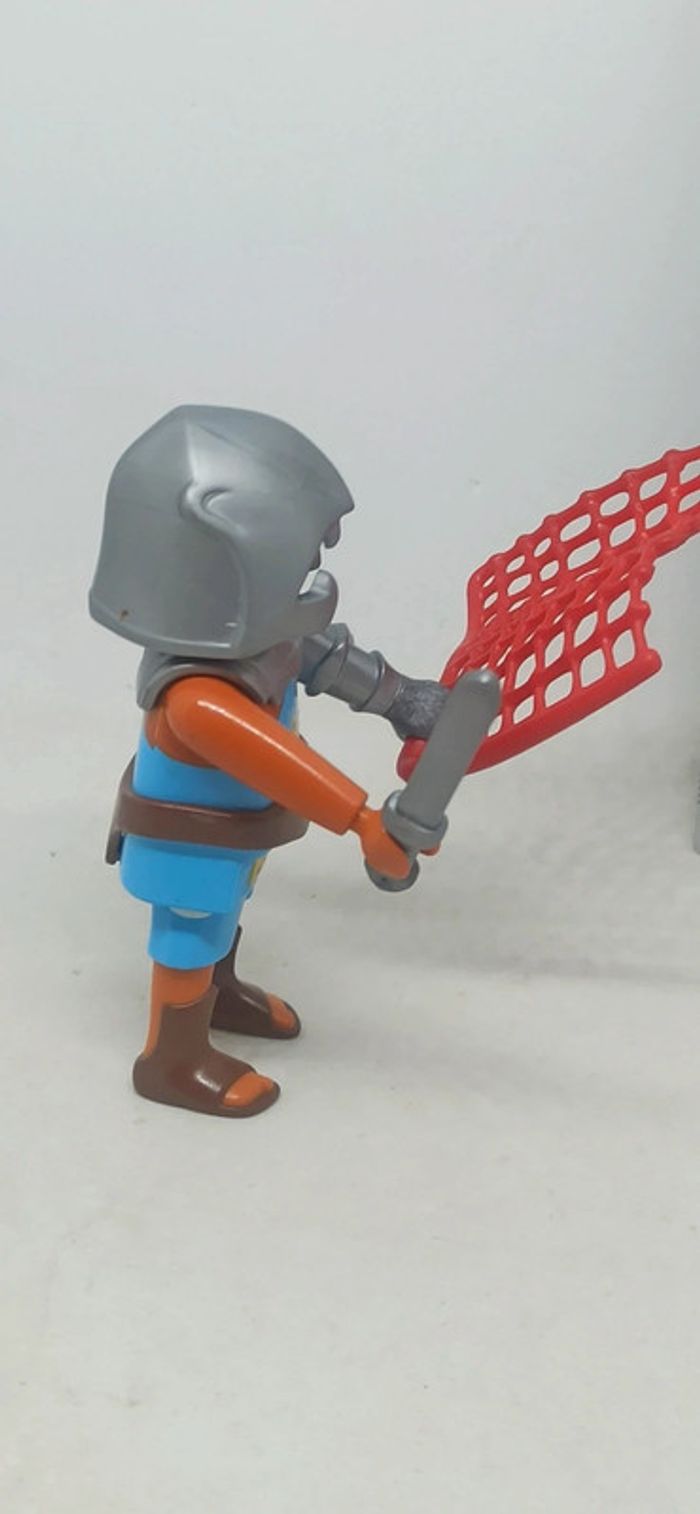 Gladiateur avec épée et vêtements bleus playmobil - photo numéro 4