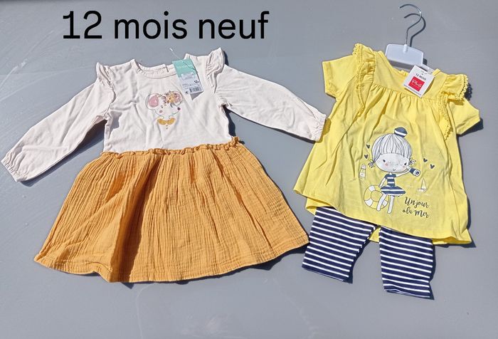 Ensemble fille été  12 mois