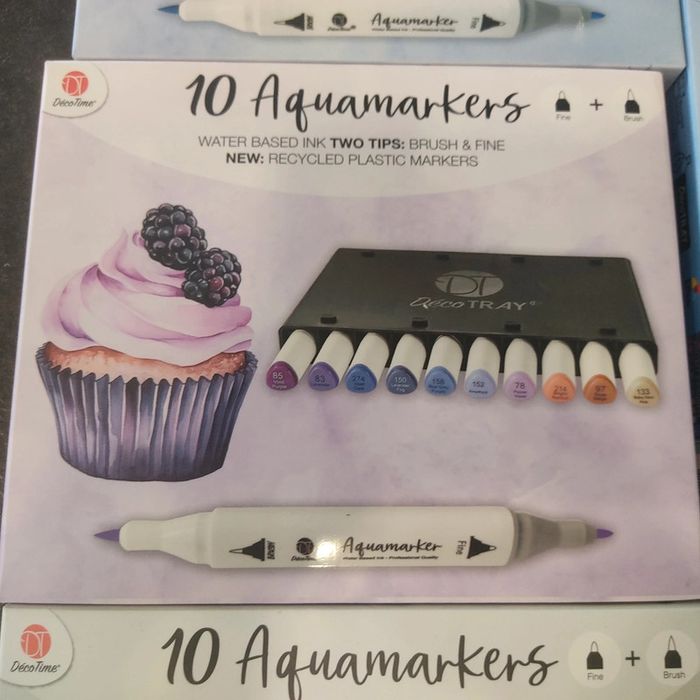 Boîtes de 10 Aquamarkers - photo numéro 3