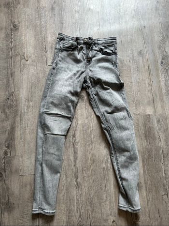 Jean Skinny gris clair