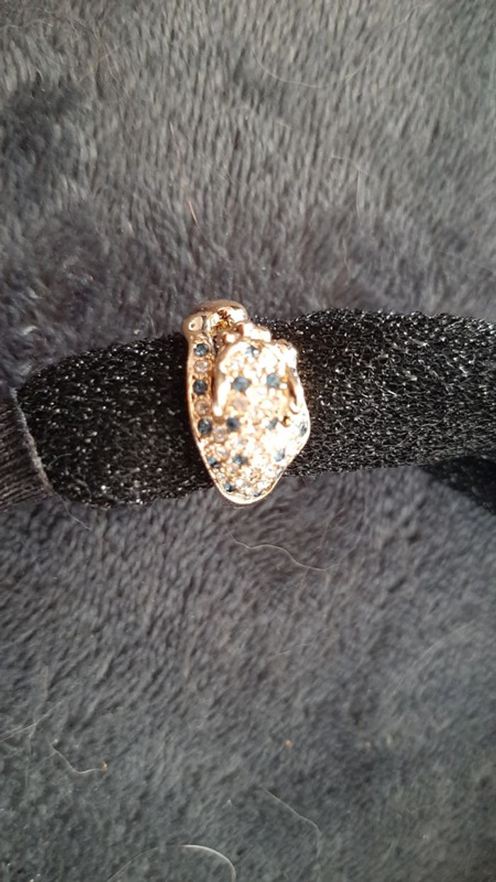 ensemble bracelet oval + bague panthère - photo numéro 4
