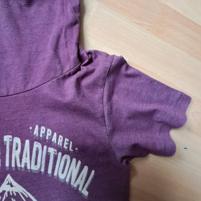 Tee-shirt col ample tailleS #cedarwoodstate - photo numéro 4