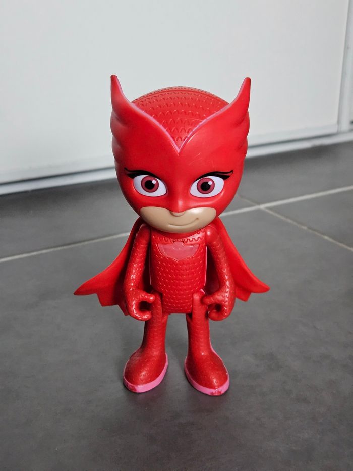 Figurine parlante (français/anglais) Bibou 8cm pyjamasques PJ Masks, Très bon état, très très propre - photo numéro 2