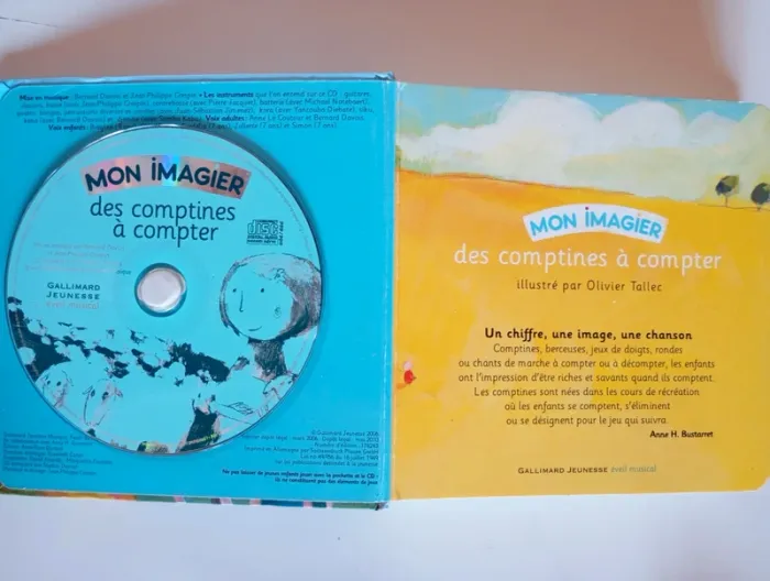 Livre cd : mon imagier des comptines à compte - photo numéro 3