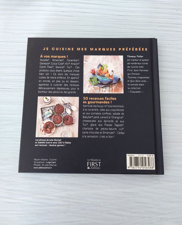 Livre de recettes je cuisine mes marques préférées Thomas Feller - photo numéro 2