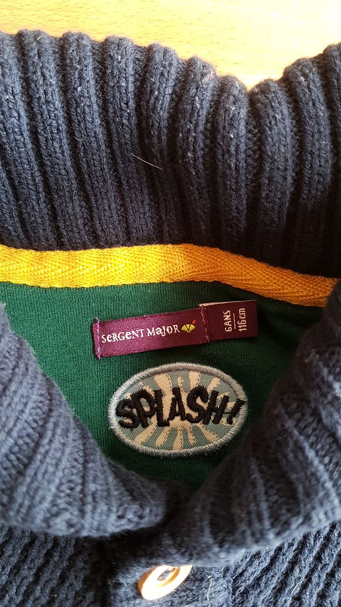 Gilet laine 6 ans Sergent Major - photo numéro 3