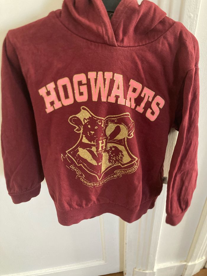 Sweat-shirt Harry Potter bordeaux H&M taille 5 ans