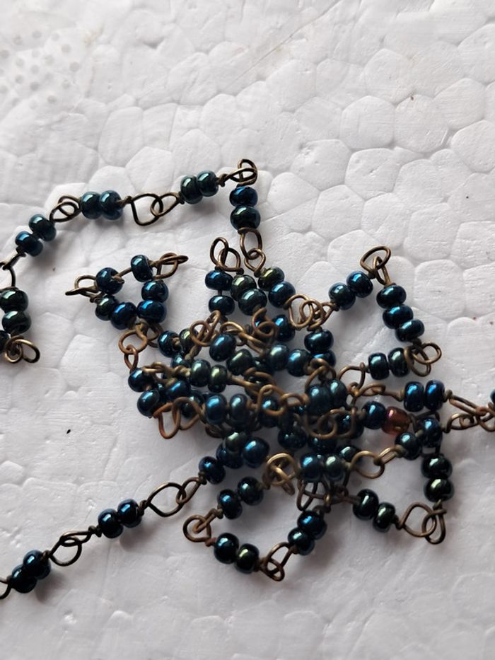 Collier vintage doubme rang - photo numéro 6