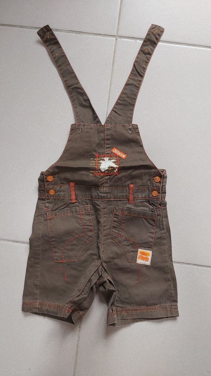 Salopette short 12 mois