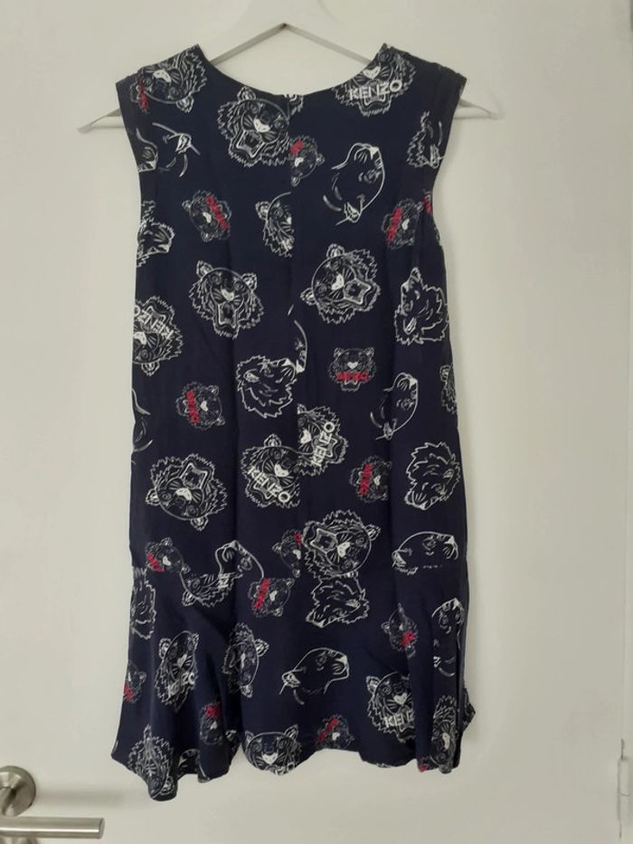 Robe fille été 10 ans bleu marine Kenzo - photo numéro 3