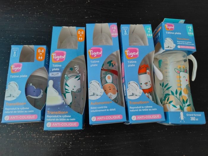 Lot de 5 Biberons