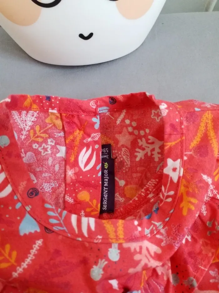 Ensemble chemise/legging sergent major 3 mois - photo numéro 3