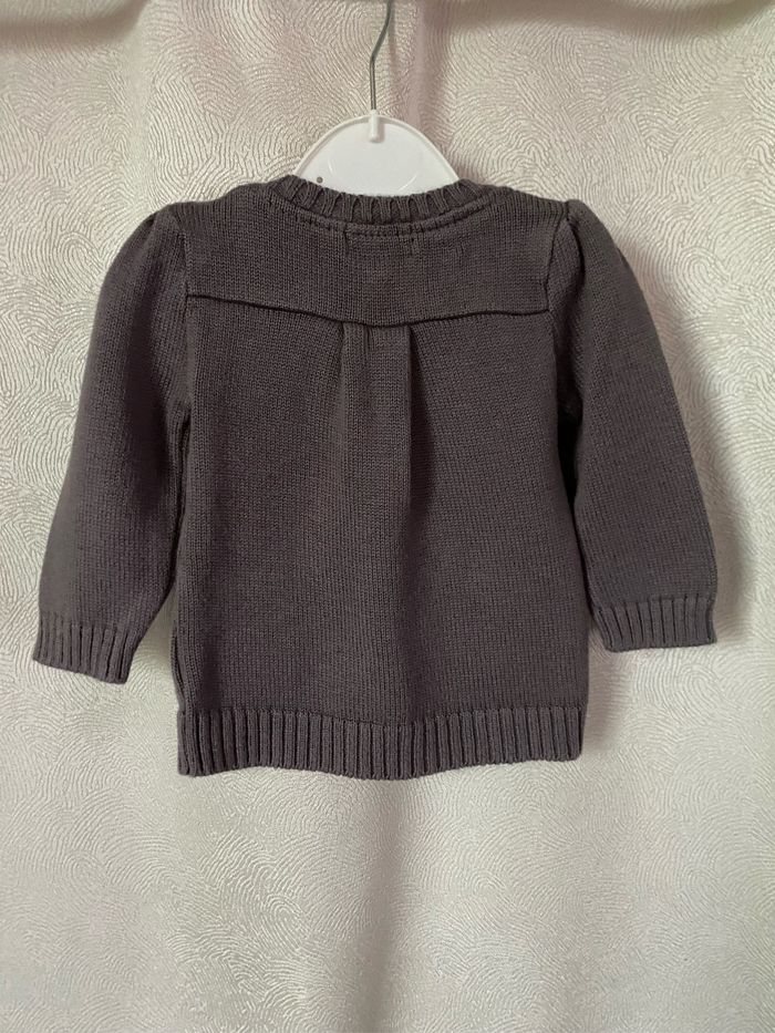 Gilet gris coeur 🤍 6 mois Kimbaloo - photo numéro 4