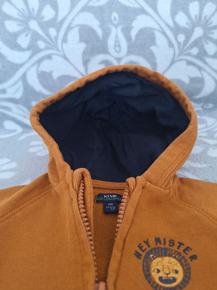 Veste zippée 6 mois Kiabi - photo numéro 3