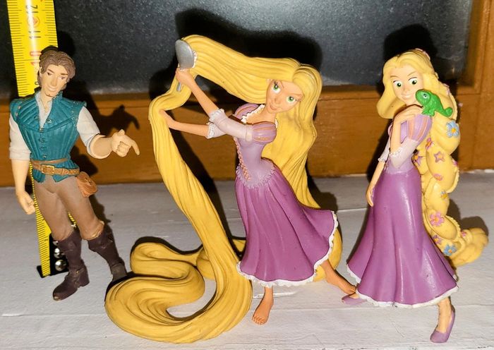 Lot de figurine Walt Disney Princesse Disney Raiponce