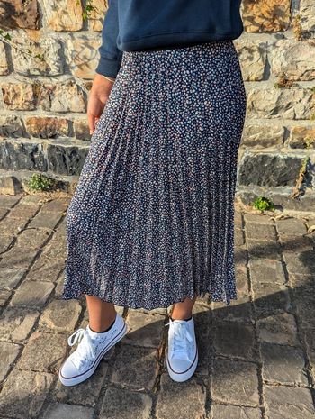 Jupe plissée Vienne confetti Taille 12 ans