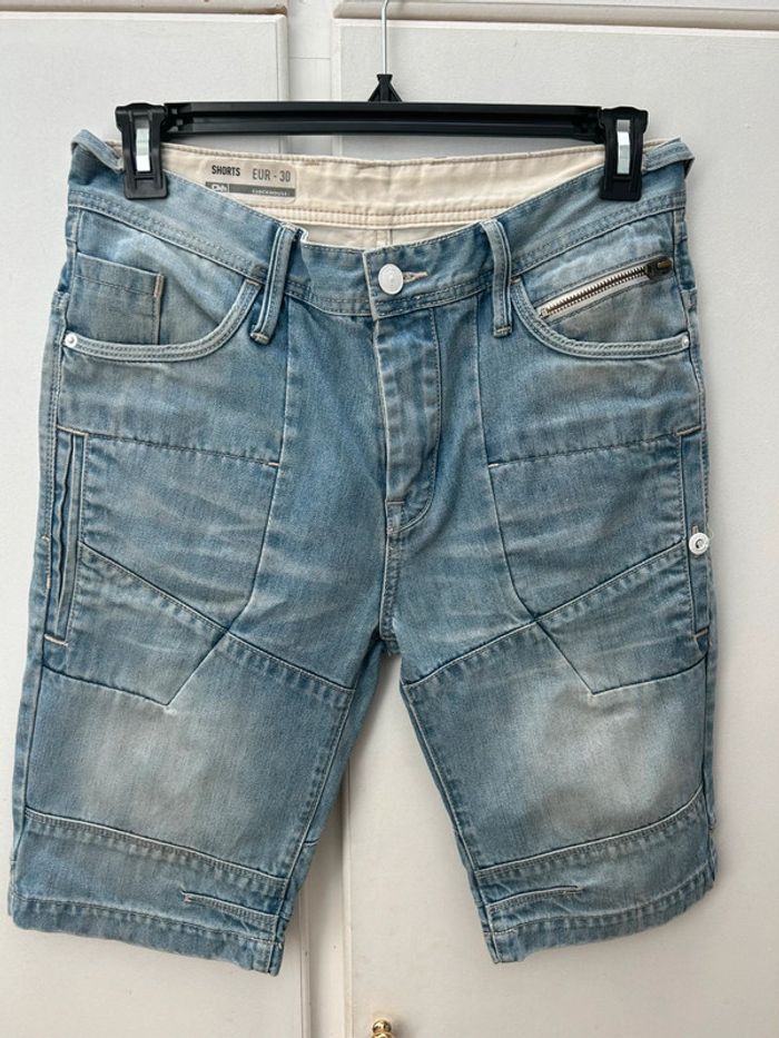 Pantacourt en jean short taille 40 clockhouse