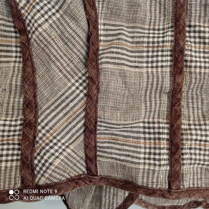 Blazer marron à carreaux t36/38 - photo numéro 7