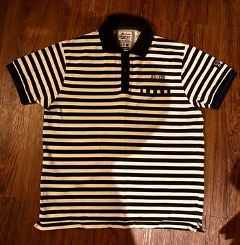 Polo #urbandistrict t’aille M blanc marine #rasika1