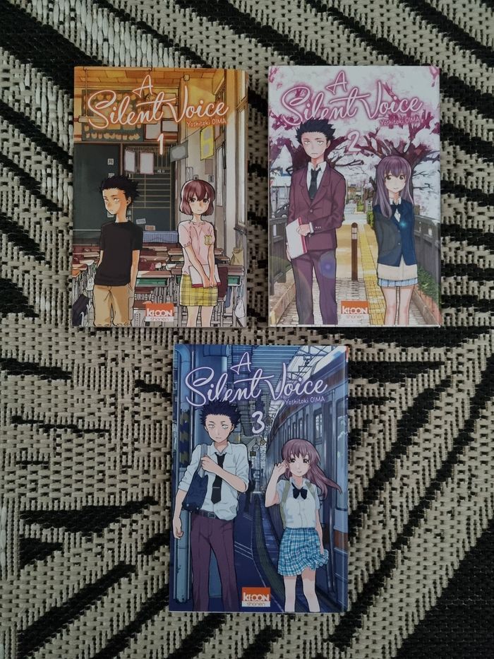 Lot 3 premiers tomes " A Silent Voice "