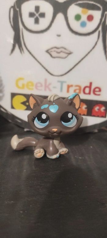 Littlest Petshop Lps Pet Shop Authentic Hasbro Tabby Cat  Chat Gouttière 815 Bis