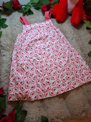 Robe rose et blanche - 18 mois - Obaïbi