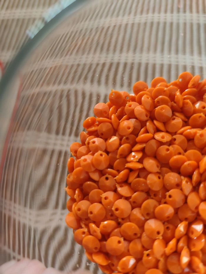 50g de perles orange - photo numéro 2