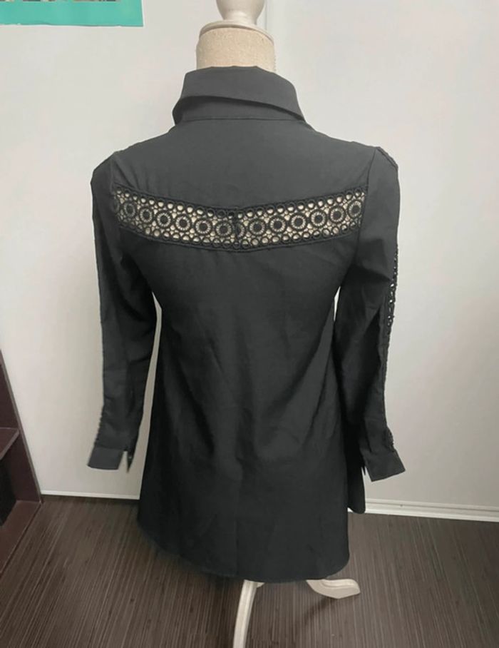 Élégante robe chemise noire Glamorous Petite - Taille S - photo numéro 2