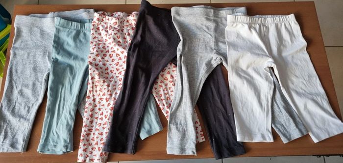 Lot leggings 24 mois