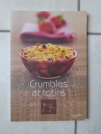 Livre recettes crumbles et tatins
