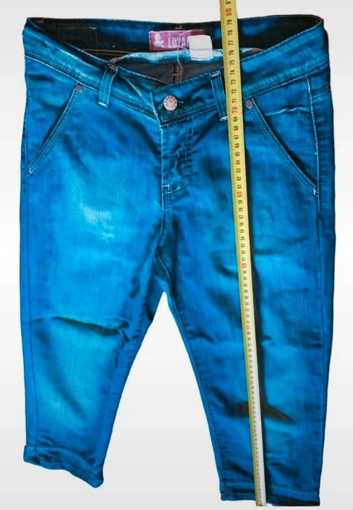 Pantacourt en jean taille 36 - photo numéro 5