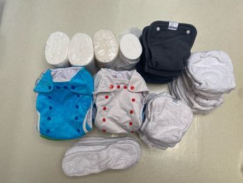 Lot Couches lavables évolutives  de la naissance  jusqu’à 3ans