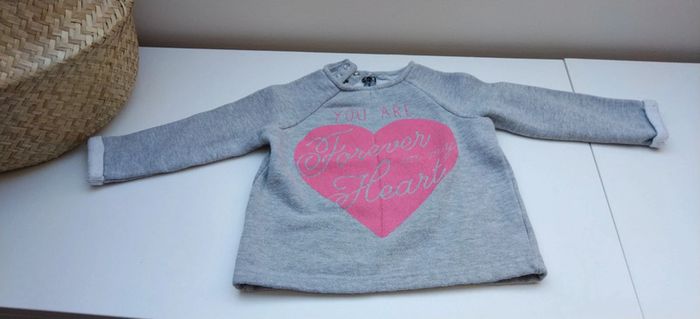 Pull gris cœur Orchestra T3A