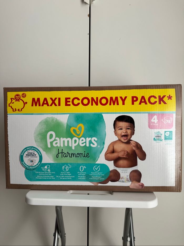 78 couches pampers harmonie taille 4