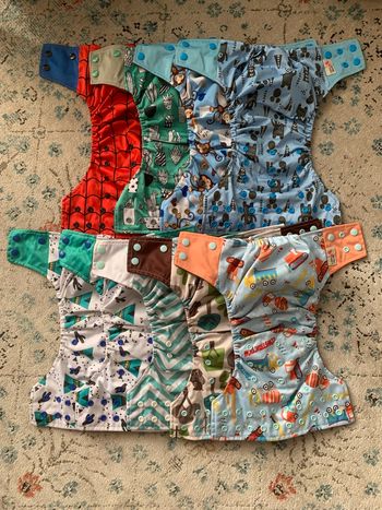 Lot de 36 couches lavables Little Bloomz + 40 inserts 🌿