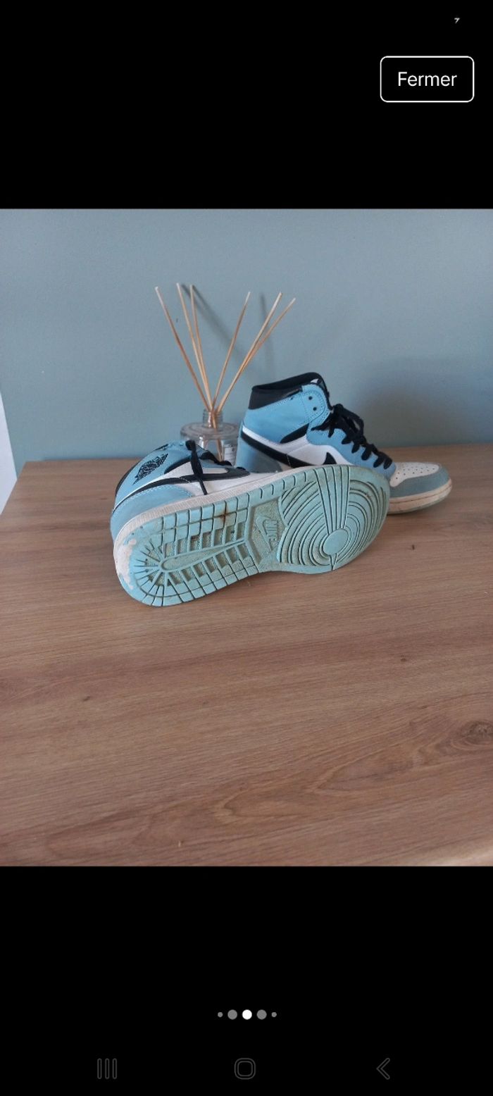 Jordan bleu et blanche taille 38 mixte - photo numéro 7