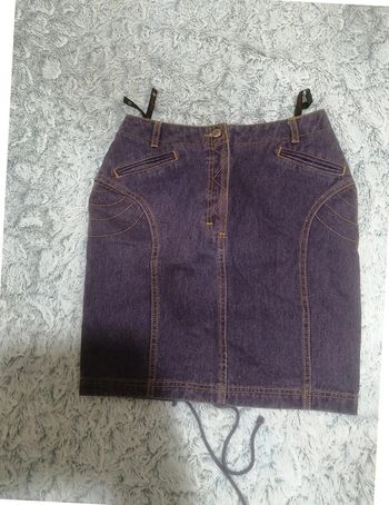 jupes en jean young collection violet taille 36