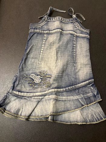 Robe jean vêtement fille enfant taille 3 ans