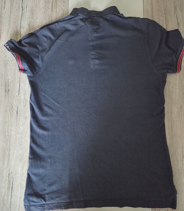 Polo Tommy Jeans - Bleu Marine - Taille L (Slim Fit) - photo numéro 5