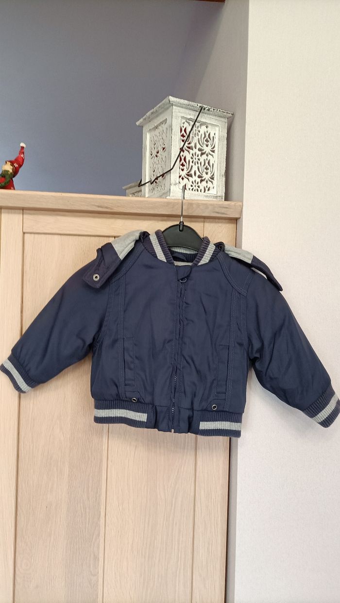 Blouson chaud capuche amovible garçon 12 mois - photo numéro 7