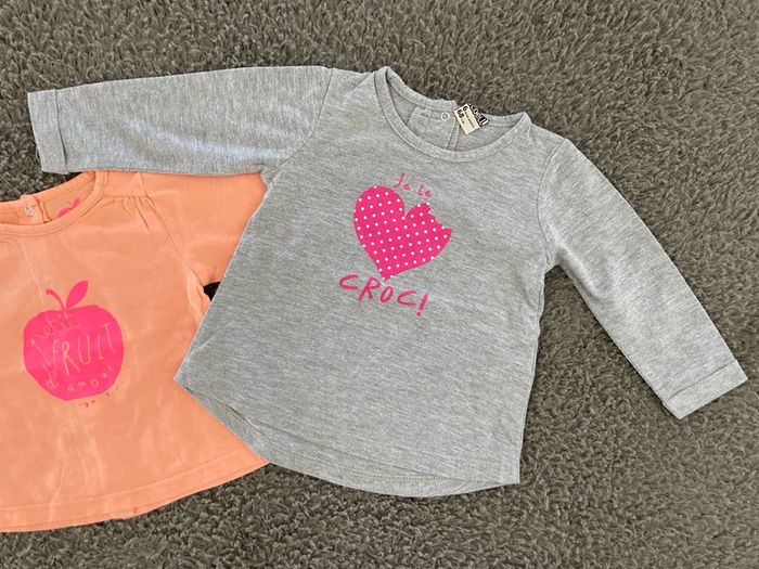 Lot de 4 tee-shirts ML 6 mois - photo numéro 6