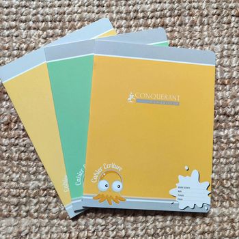 Lot 3 Cahiers CP 4 mm