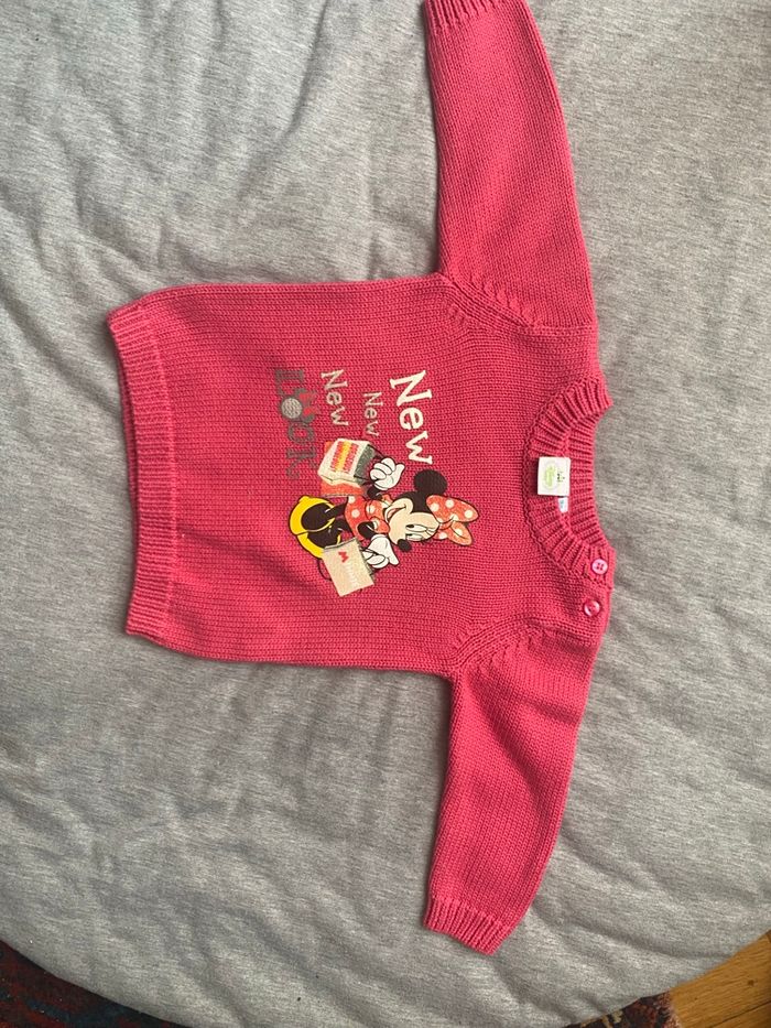 Pull en coton rose Disney