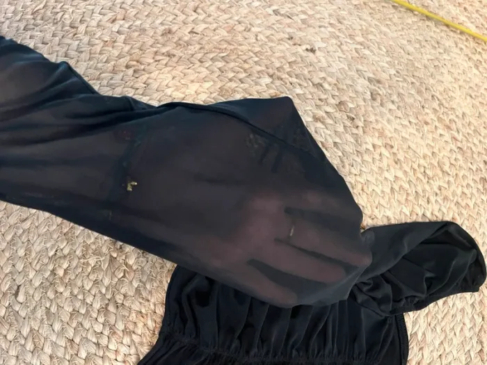 Top court manches longues noires H&M - photo numéro 3
