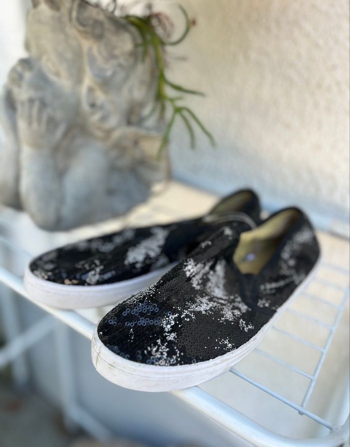 Chaussures tissaia pailletées - photo numéro 5