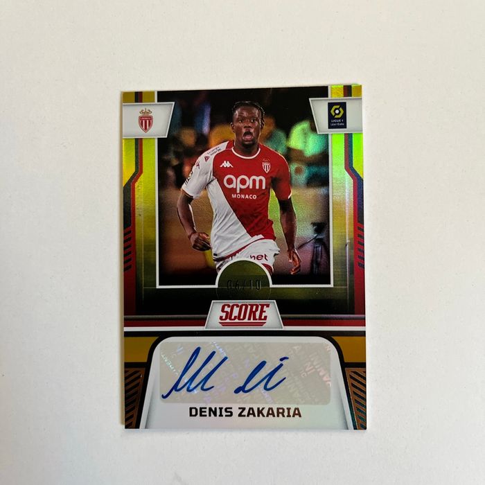 Carte panini rare autographe 06/10 « As Monaco