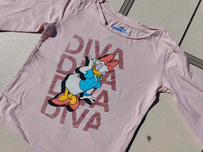 Lot 4 tee shirts ML fille Disney 6 ans - photo numéro 5