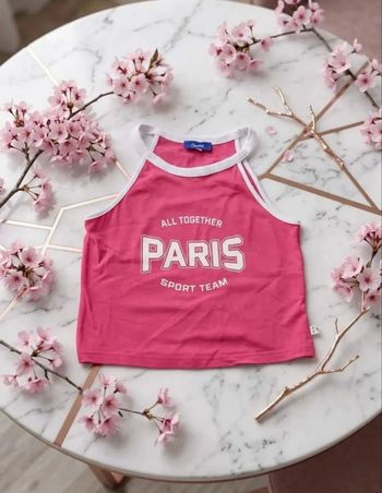 💗✨ Adorable débardeur court Okaïdi – 8 ans