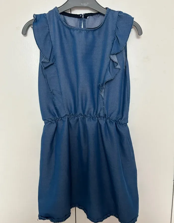 Robe bleu fille taille 8 ans